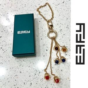 NWY ROYAL CARIBBEAN CRUISE EFFE JEWELRY BELL HANDBAG CHARM SET PURSE - 6 BELLS